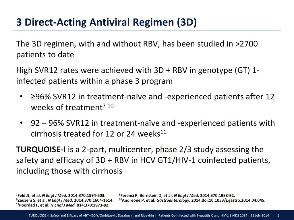 3 direct acting antiviral regimen 3d 1