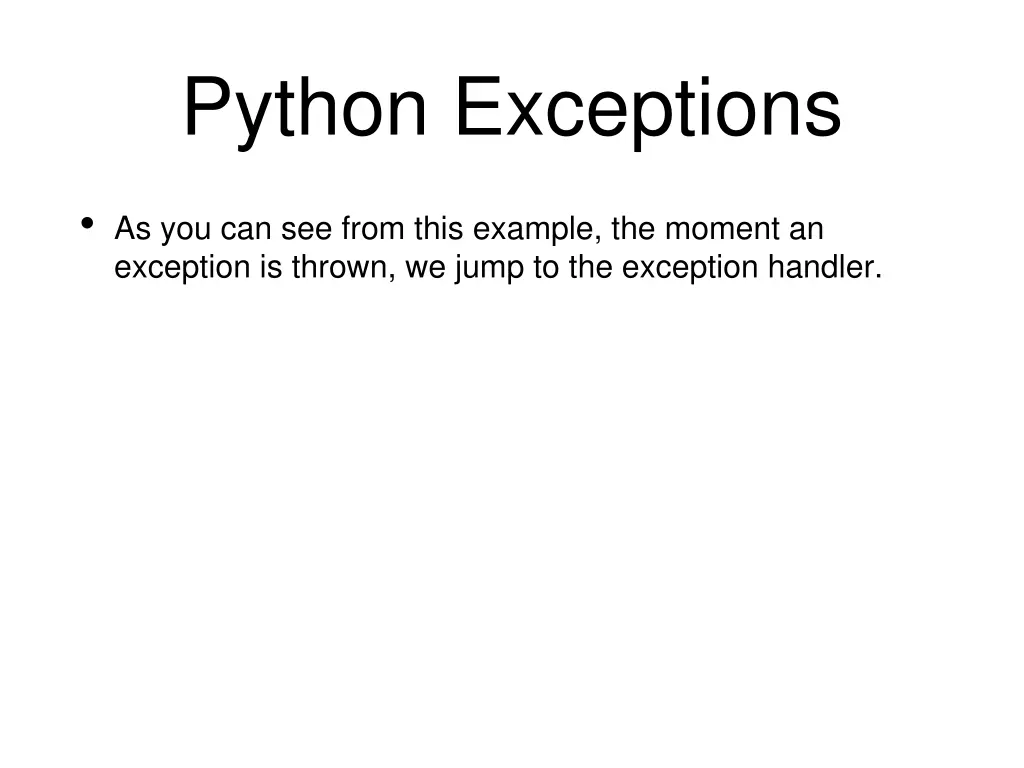 python exceptions 5