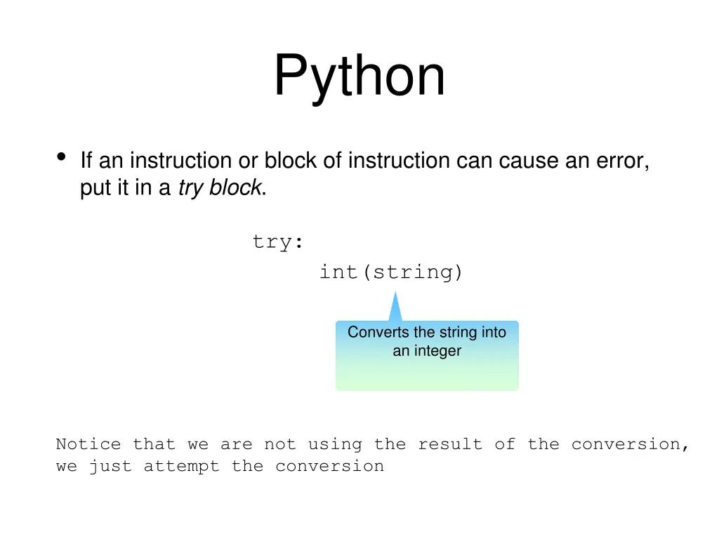python