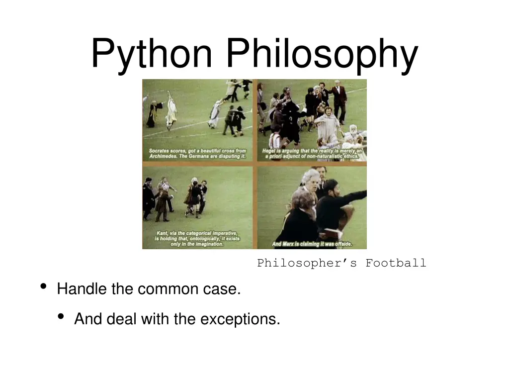 python philosophy