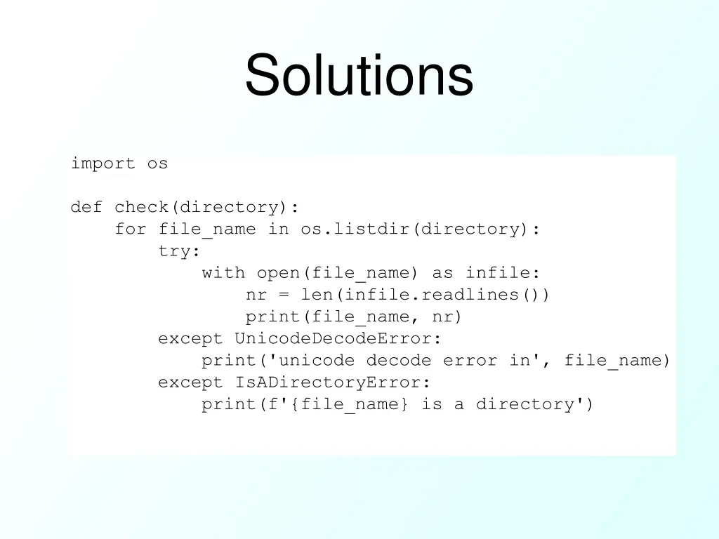 solutions 1