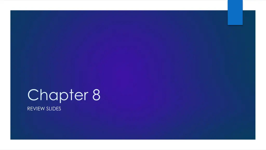 chapter 8 review slides
