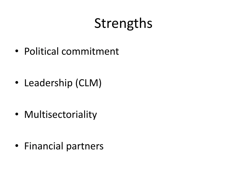 strengths