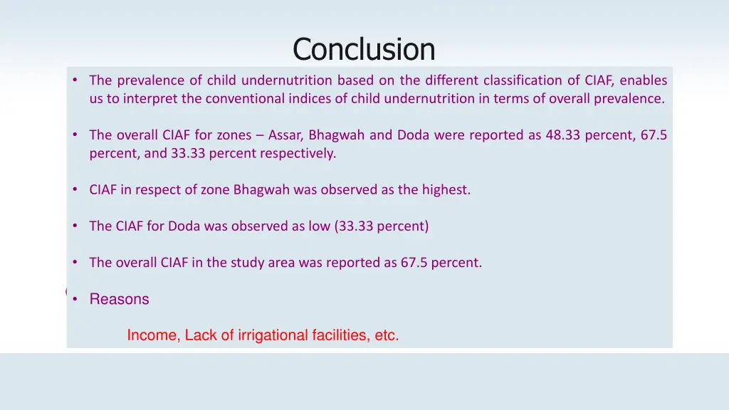 conclusion