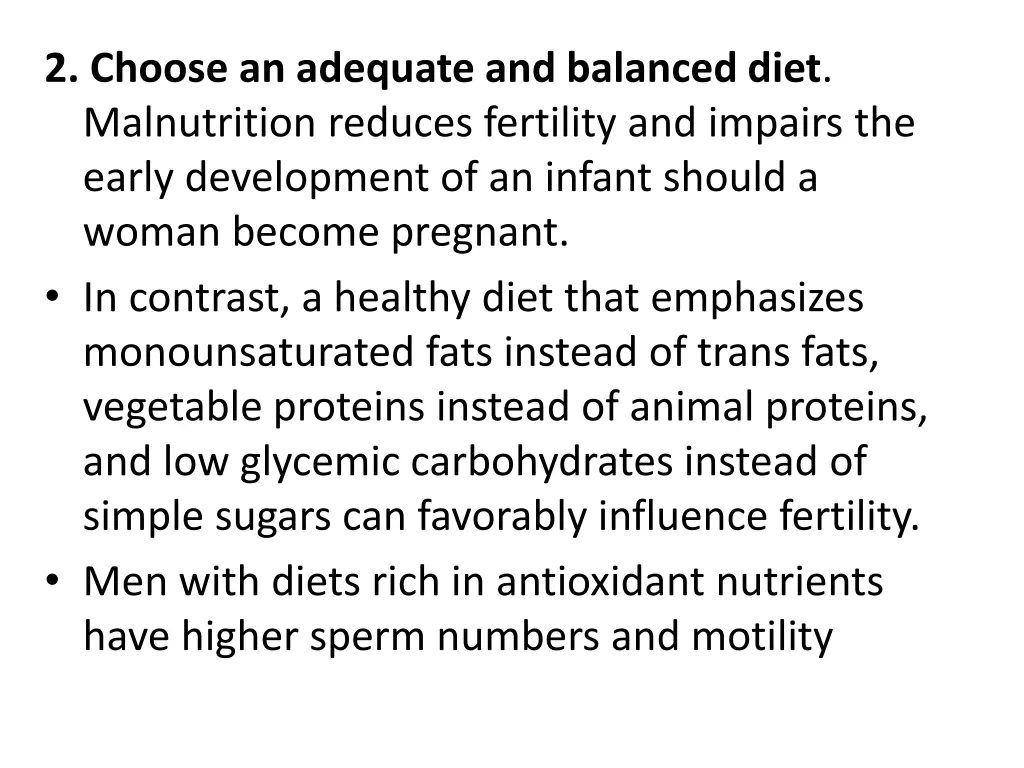 2 choose an adequate and balanced diet
