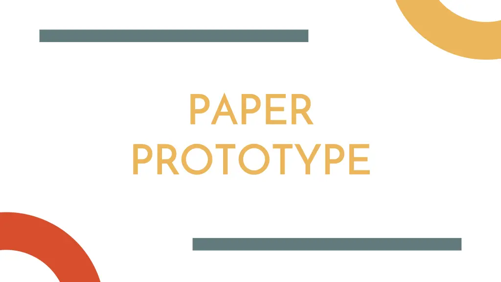 paper prototype