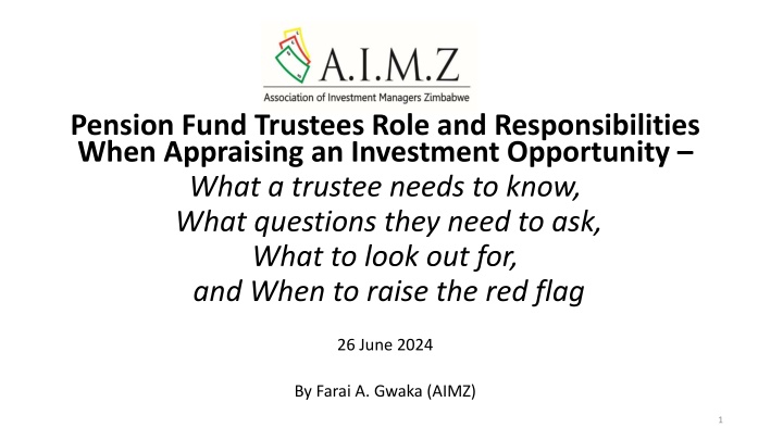 pension fund trustees role and responsibilities