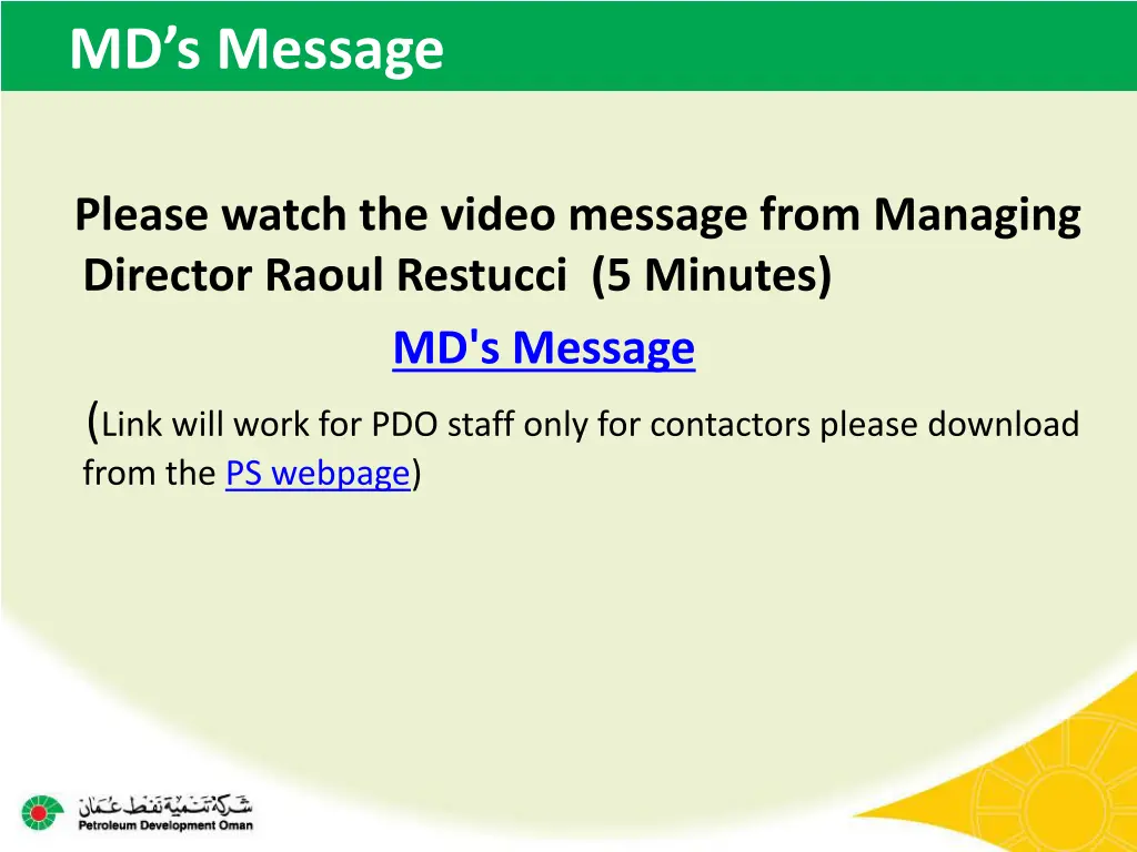 md s message
