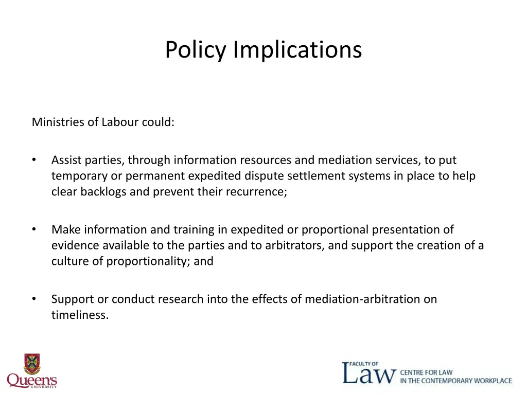 policy implications 2