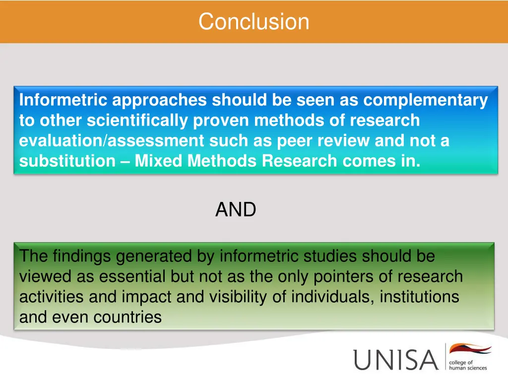 conclusion