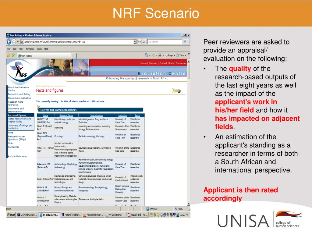 nrf scenario
