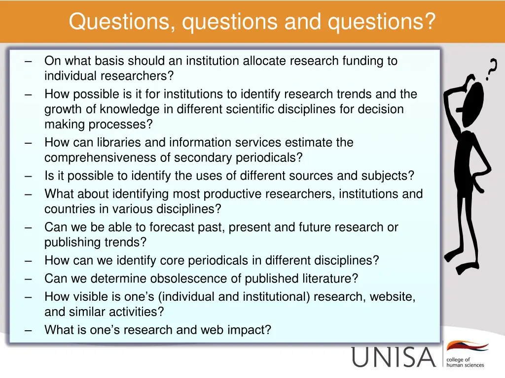 questions questions and questions