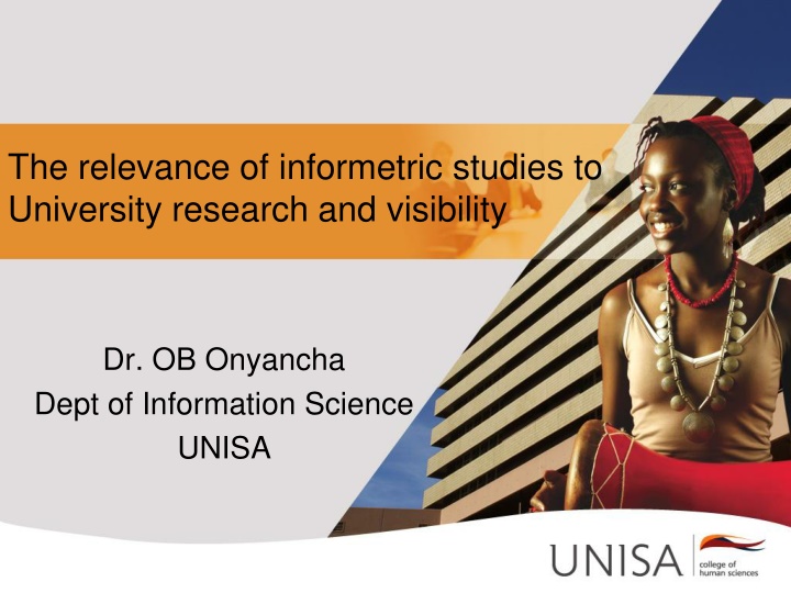 the relevance of informetric studies