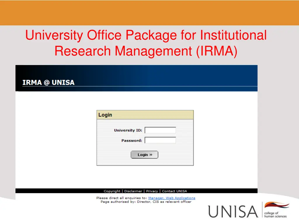 university office package for institutional