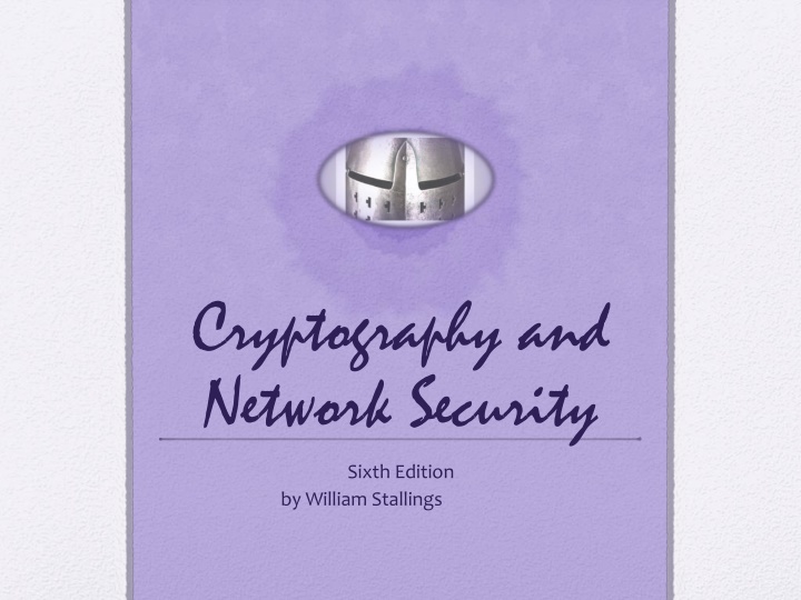 cryptography and network security