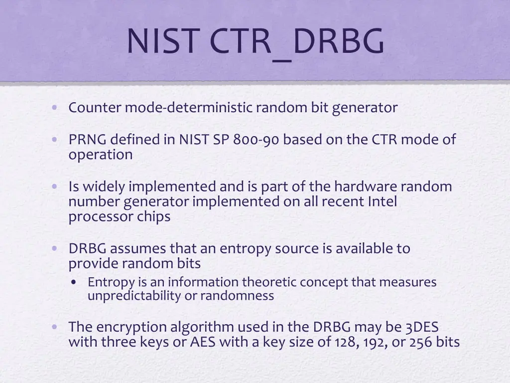 nist ctr drbg