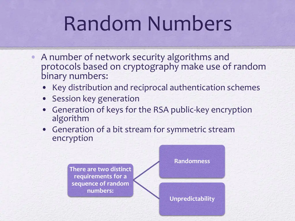 random numbers