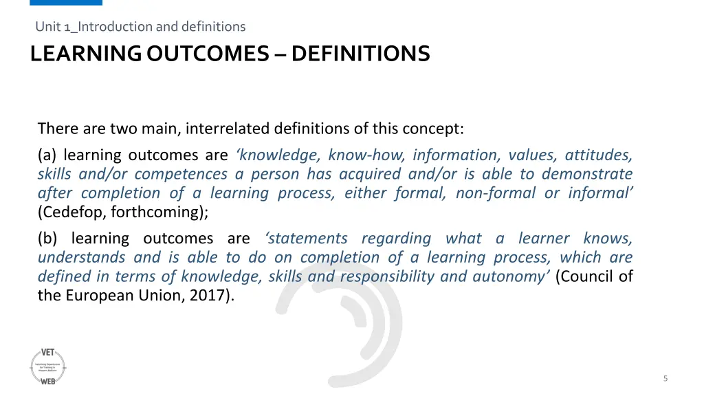 unit 1 introduction and definitions 2