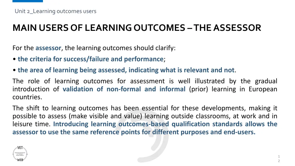 unit 2 learning outcomes users 3