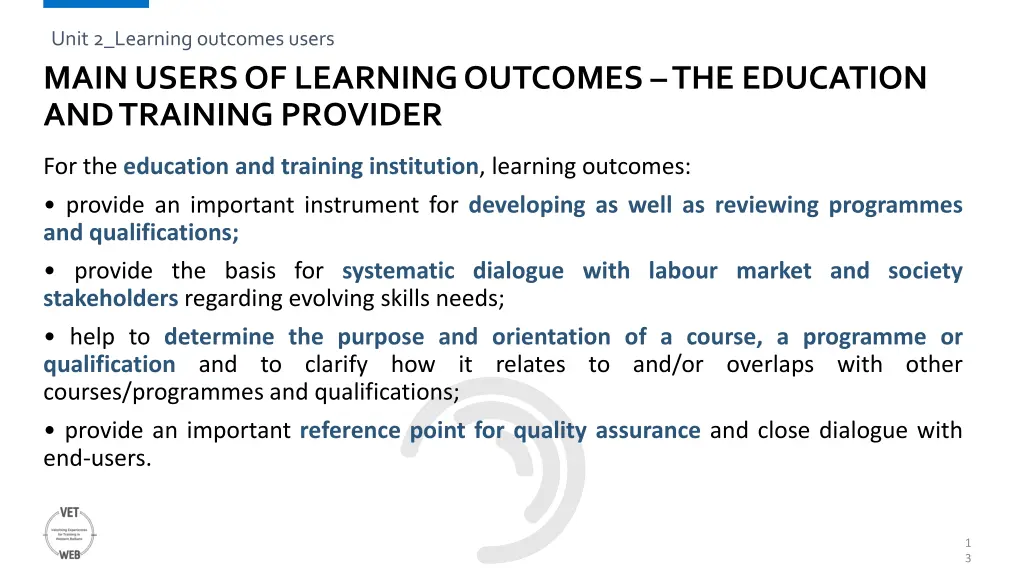 unit 2 learning outcomes users 4
