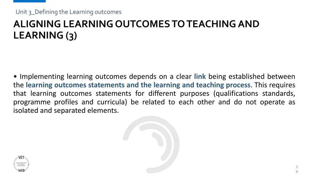 unit 3 defining the learning outcomes 11