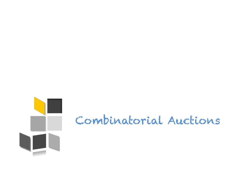 combinatorial auctions