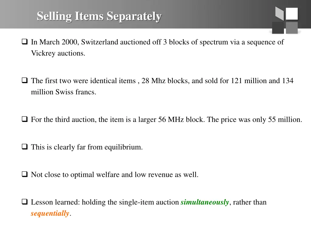 selling items separately 2