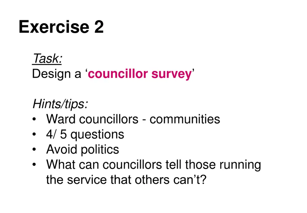 exercise 2