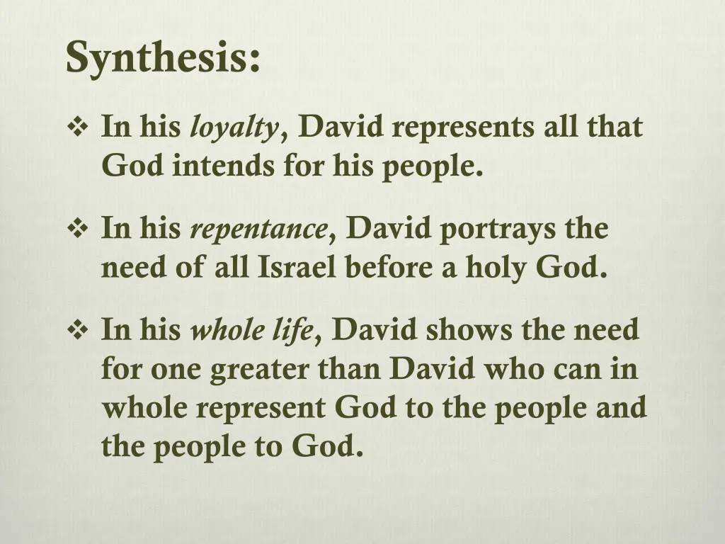 synthesis 1