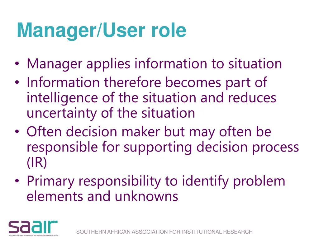 manager user role