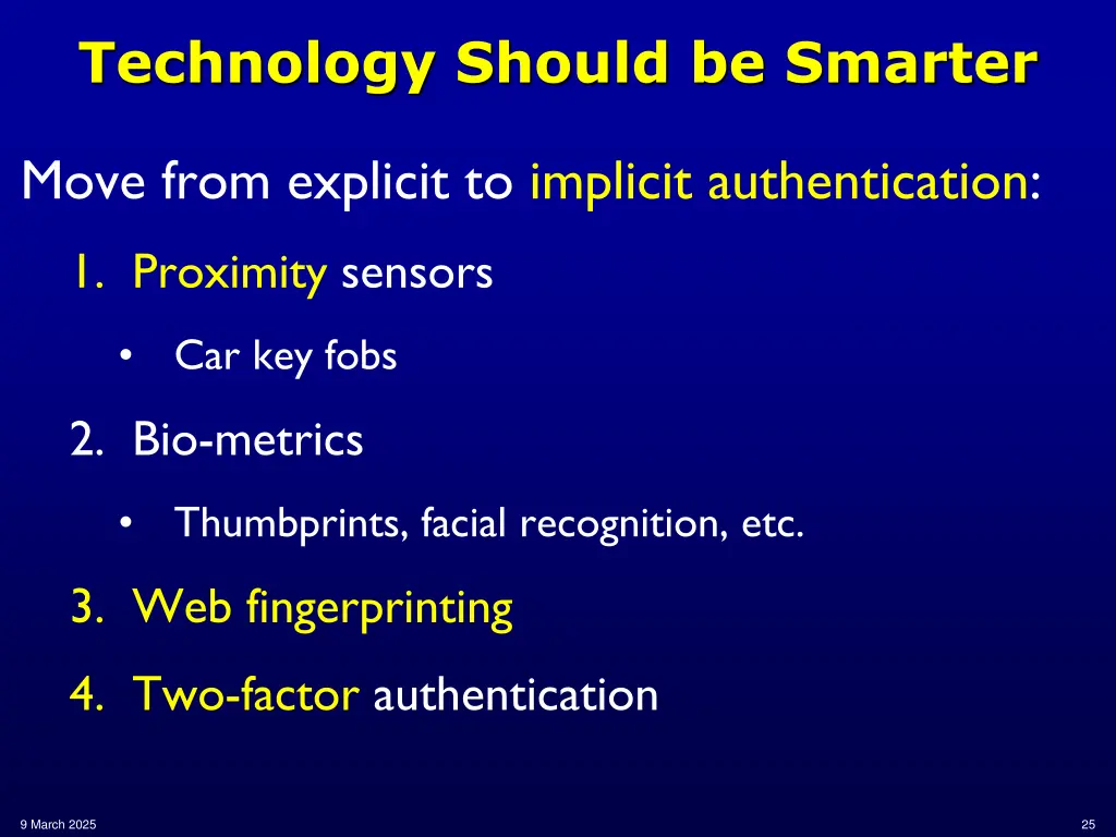 technology should be smarter