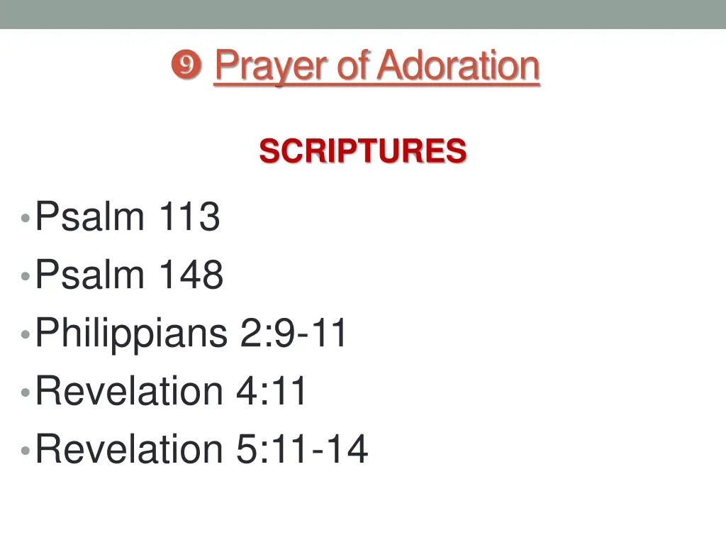 prayer of adoration 1