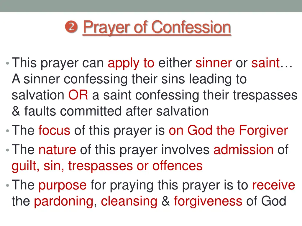 prayer of confession