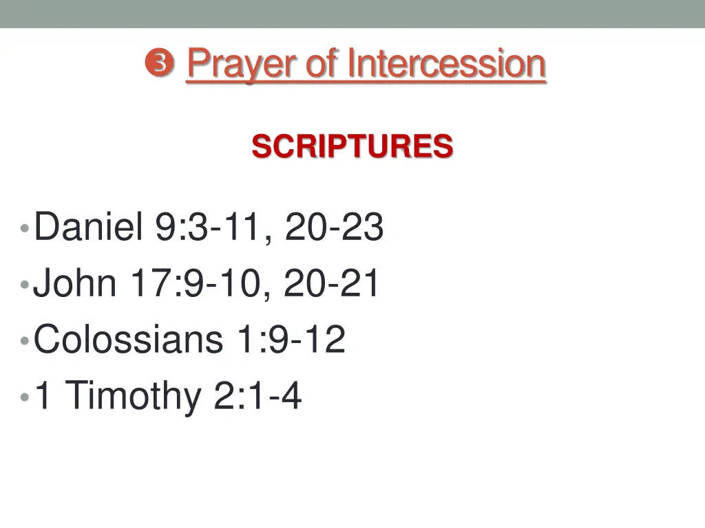 prayer of intercession 1