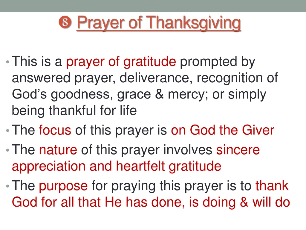 prayer of thanksgiving