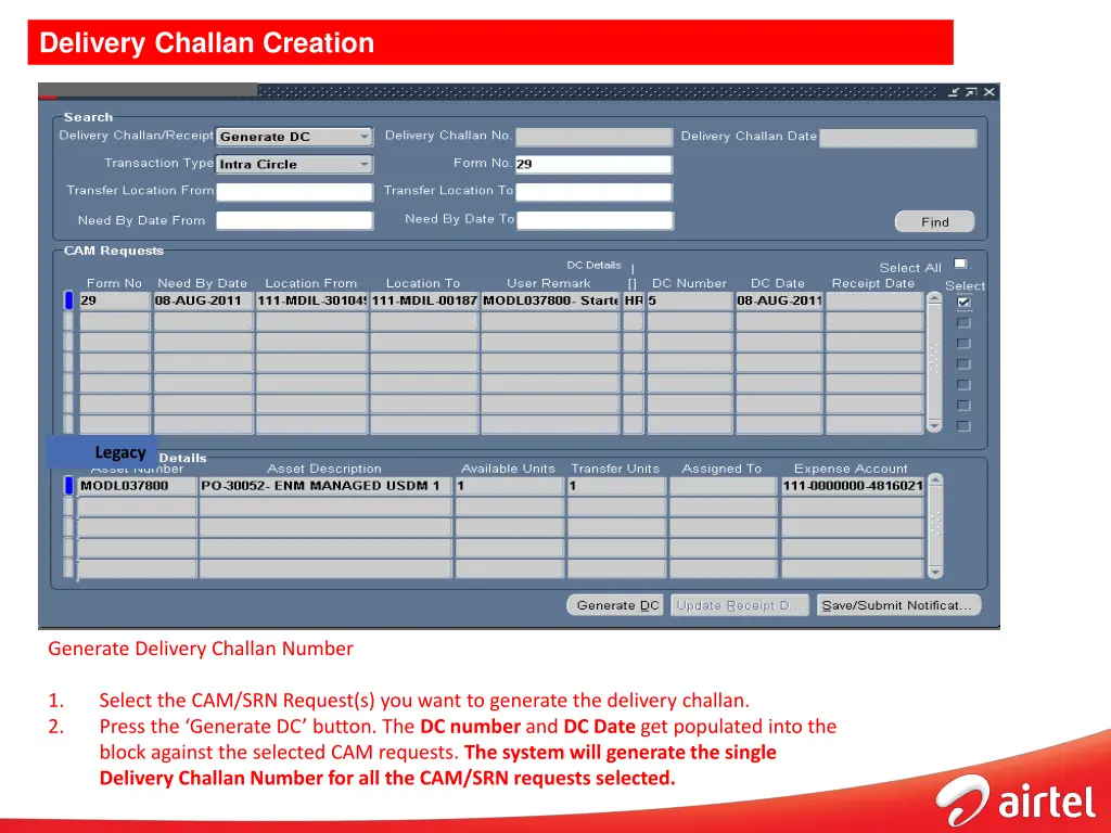 delivery challan creation 2