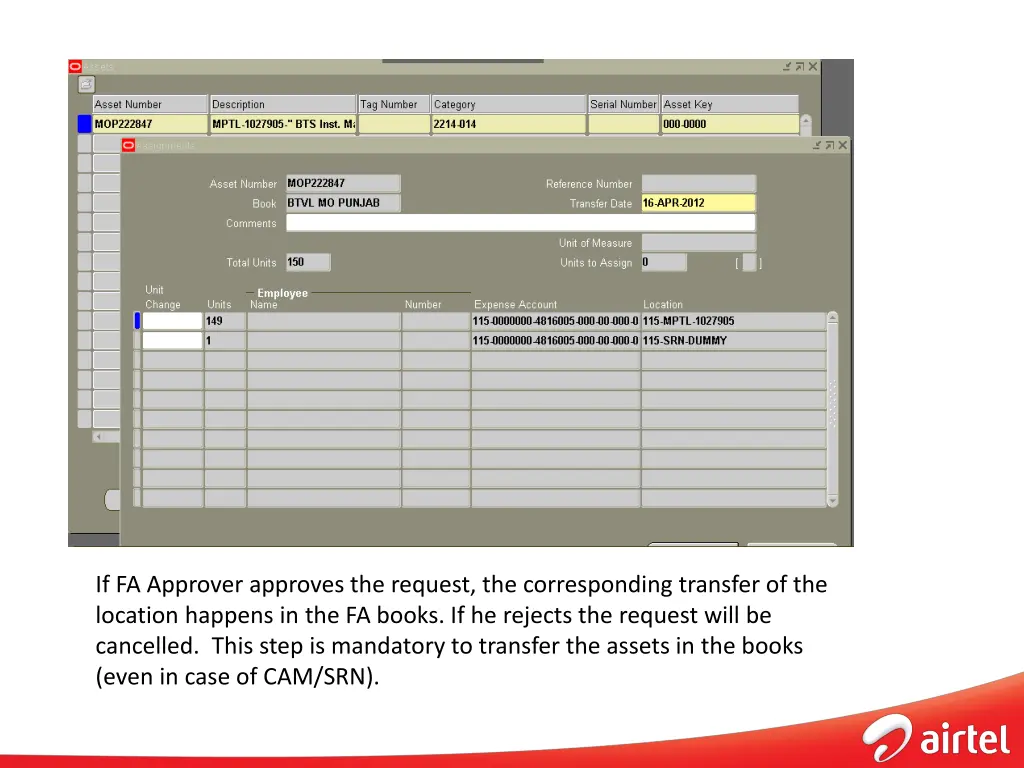 if fa approver approves the request