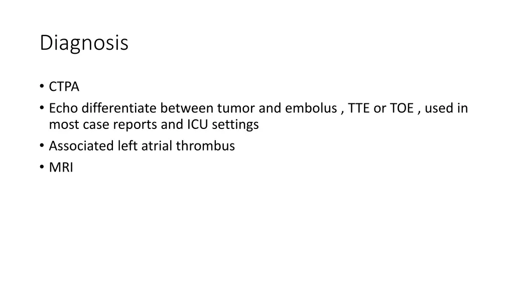 diagnosis