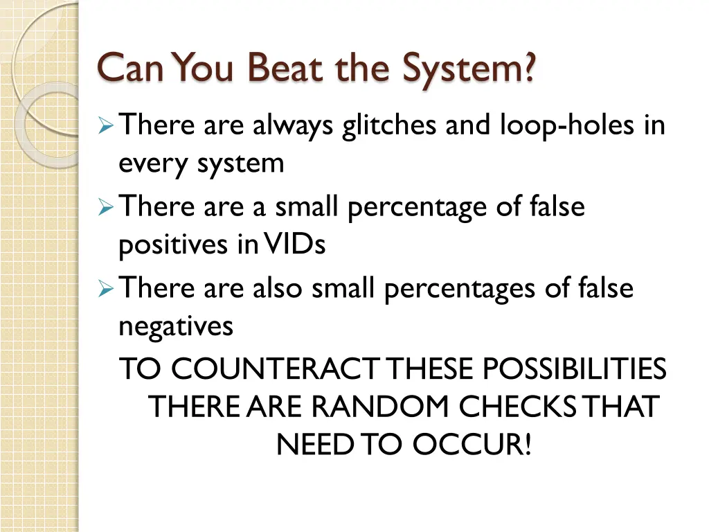 can you beat the system