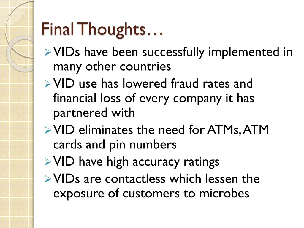 final thoughts vids have been successfully