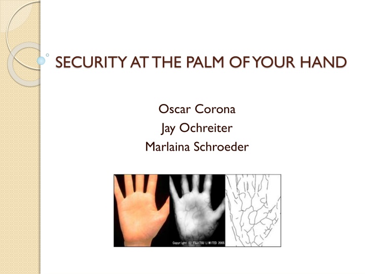 security at the palm of your hand