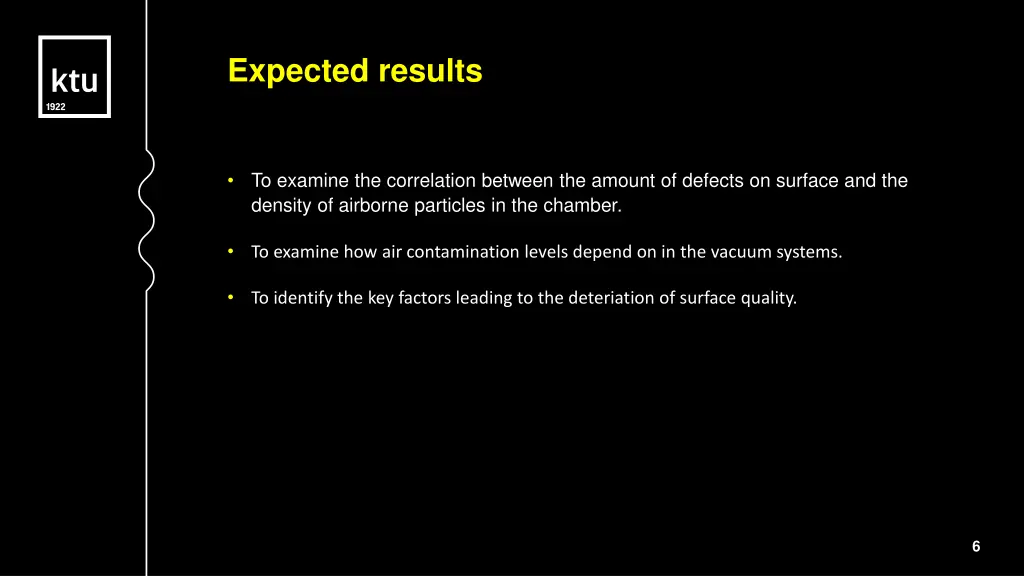 expected results