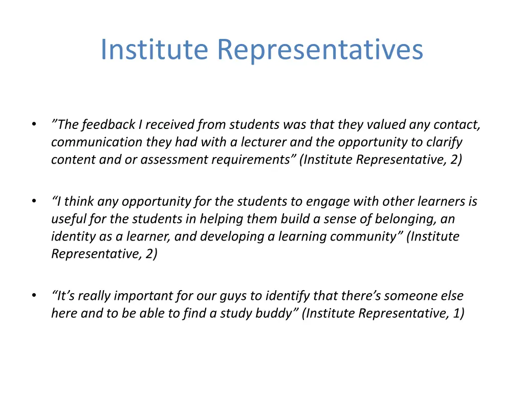 institute representatives 1