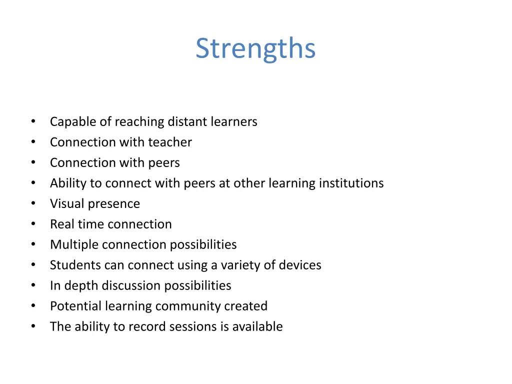 strengths