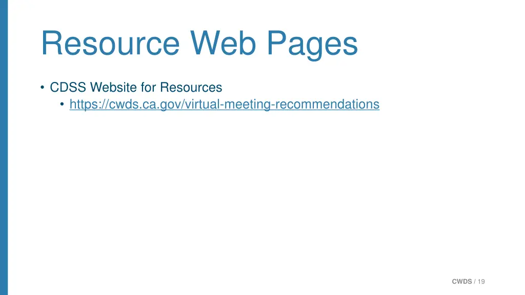 resource web pages