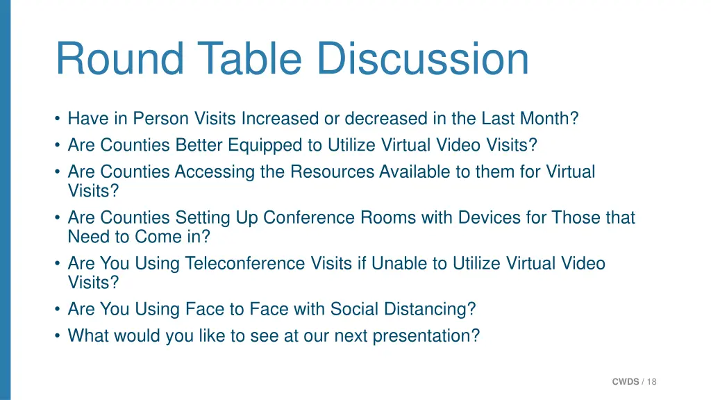 round table discussion