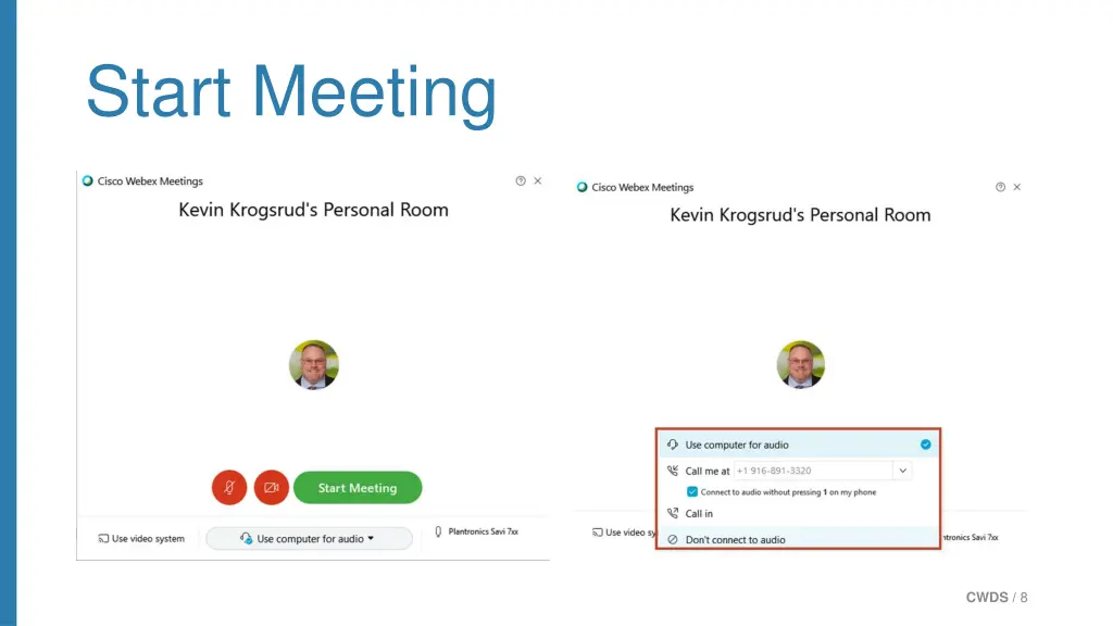 start meeting