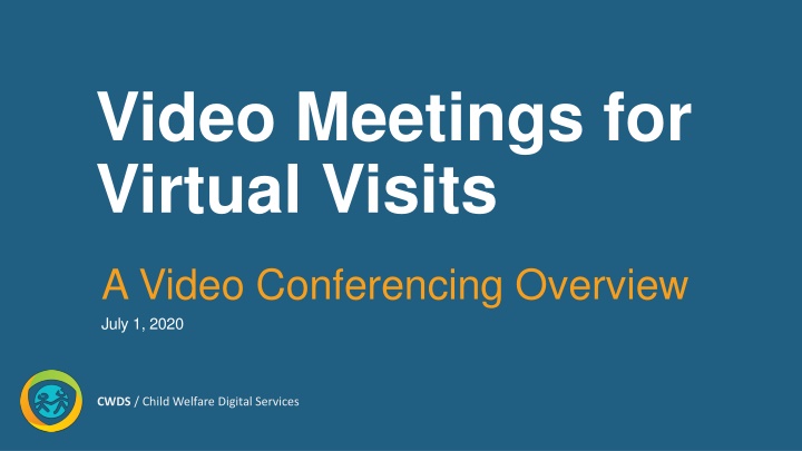 video meetings for virtual visits
