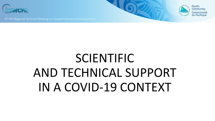 4 th spc regional technical meeting on coastal