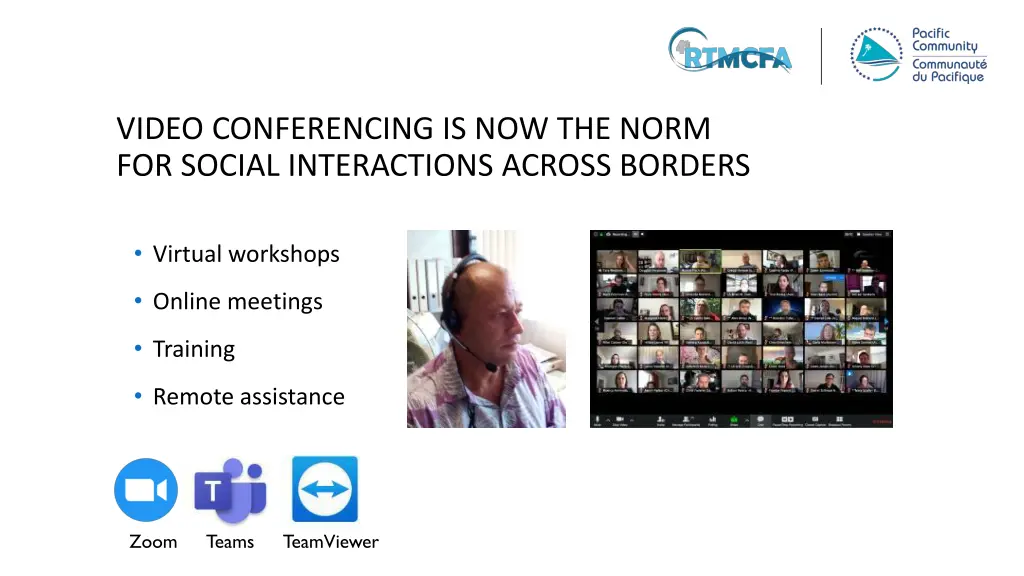video conferencing is now the norm for social